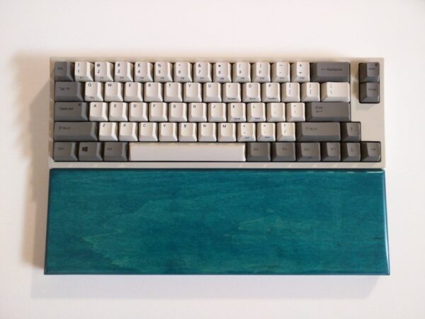 Teal Stained Maple Wrist Rest - Leopold-0