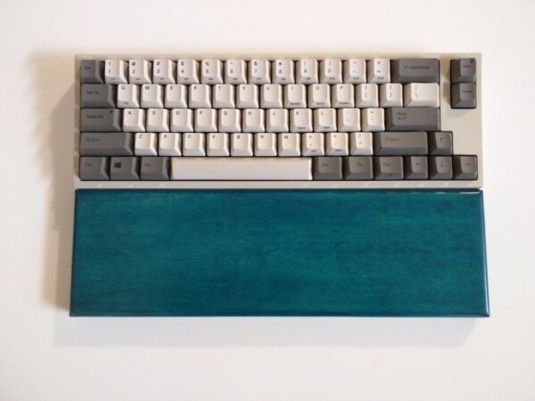 Teal Stained Maple Wrist Rest - Leopold-473