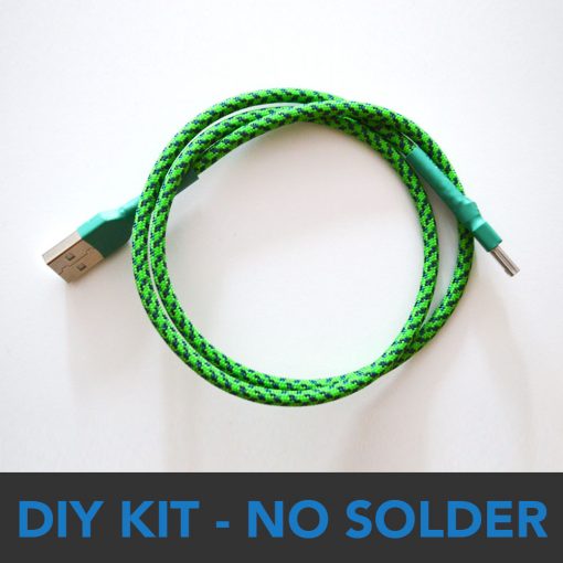 DIY No-Solder USB Cable Kit - Multicolors -0