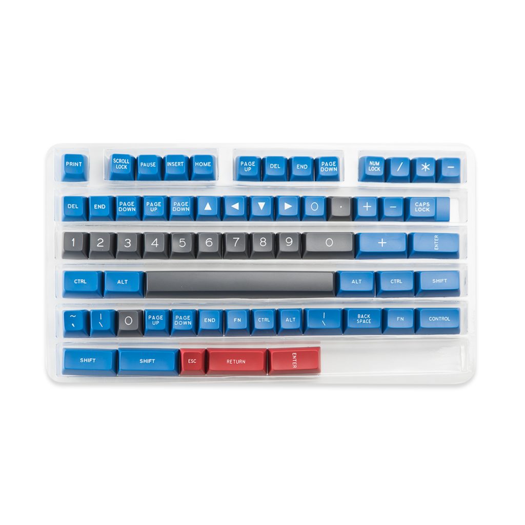 Maxkey Blue & Gray Keycap Set » 1upkeyboards