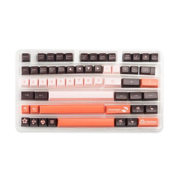 Maxkey Flamingos Keycap Set » 1upkeyboards