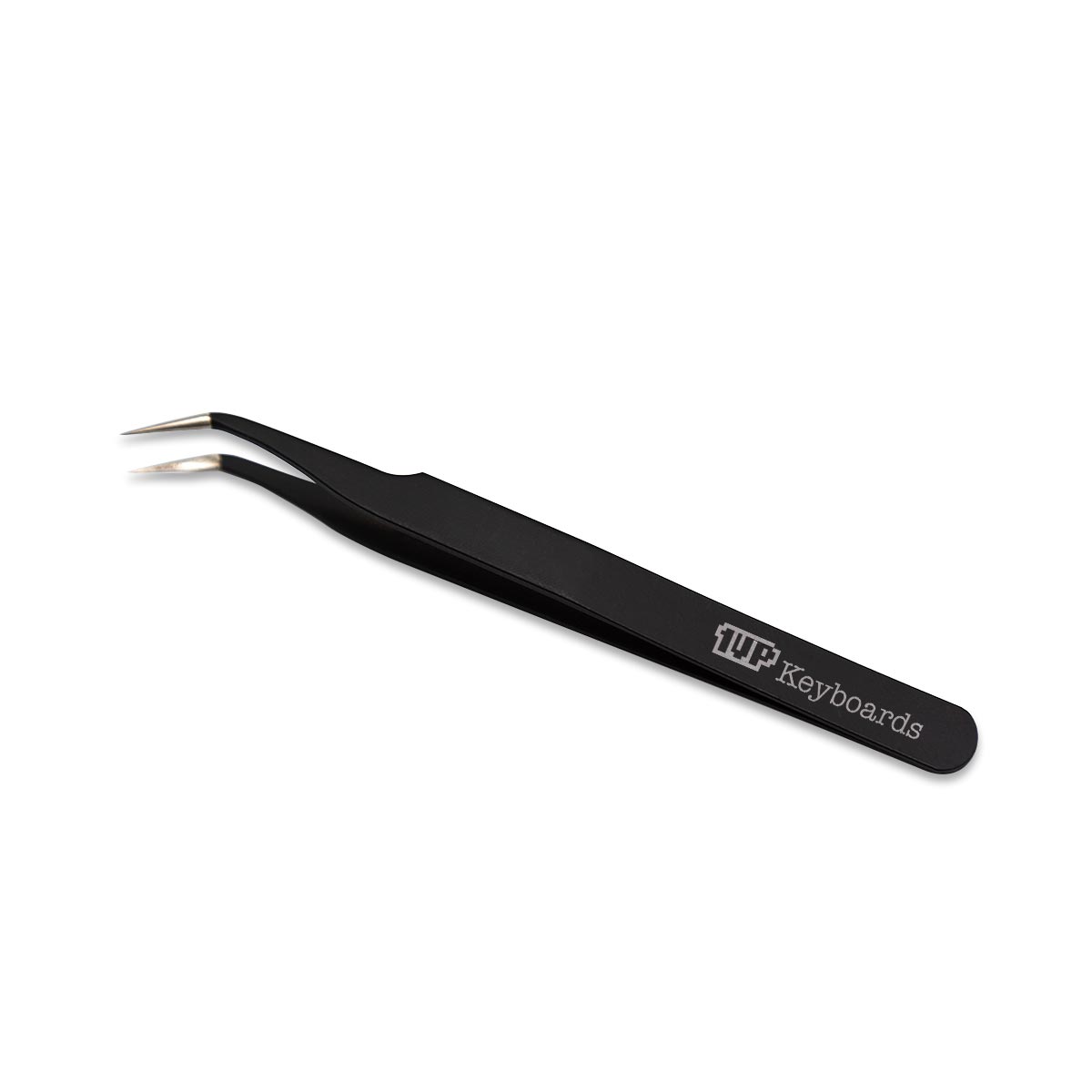 Fine Tip Curved Tweezers with ESD protection » 1upkeyboards